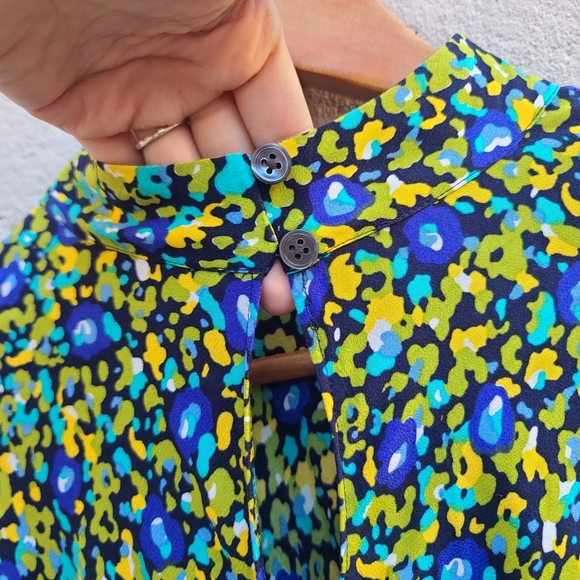 Rails | Carmel Cutout Long Sleeve Dress in Abstract Garden Size XS - Picture 11 of 12